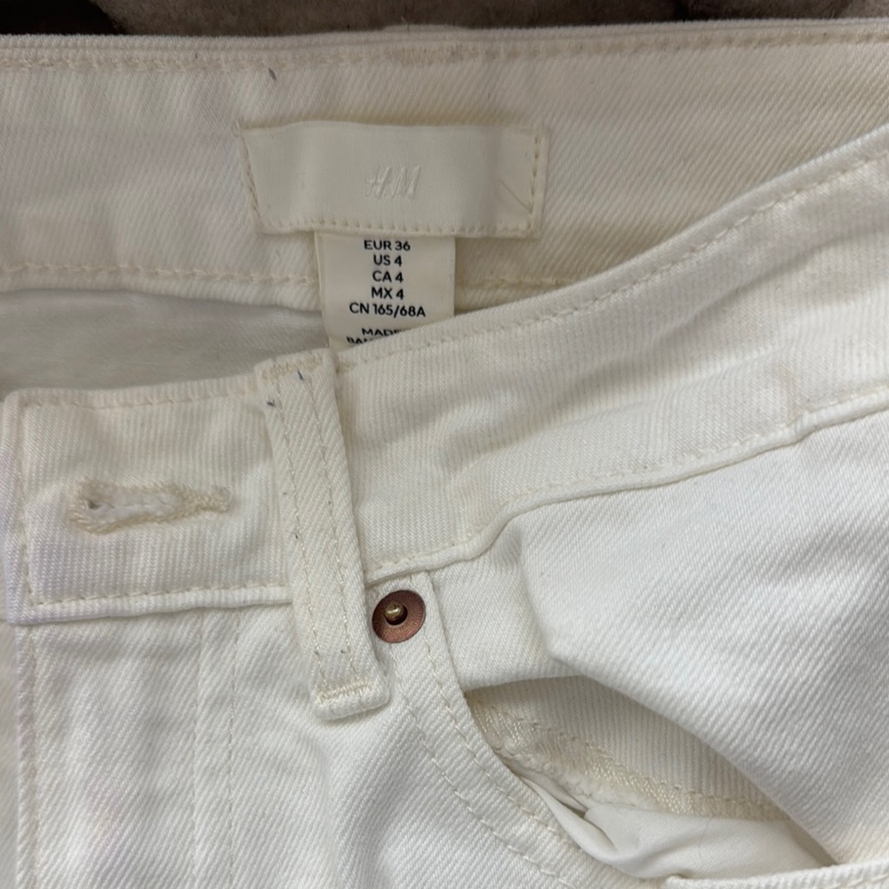 H&M Women's White Jeans